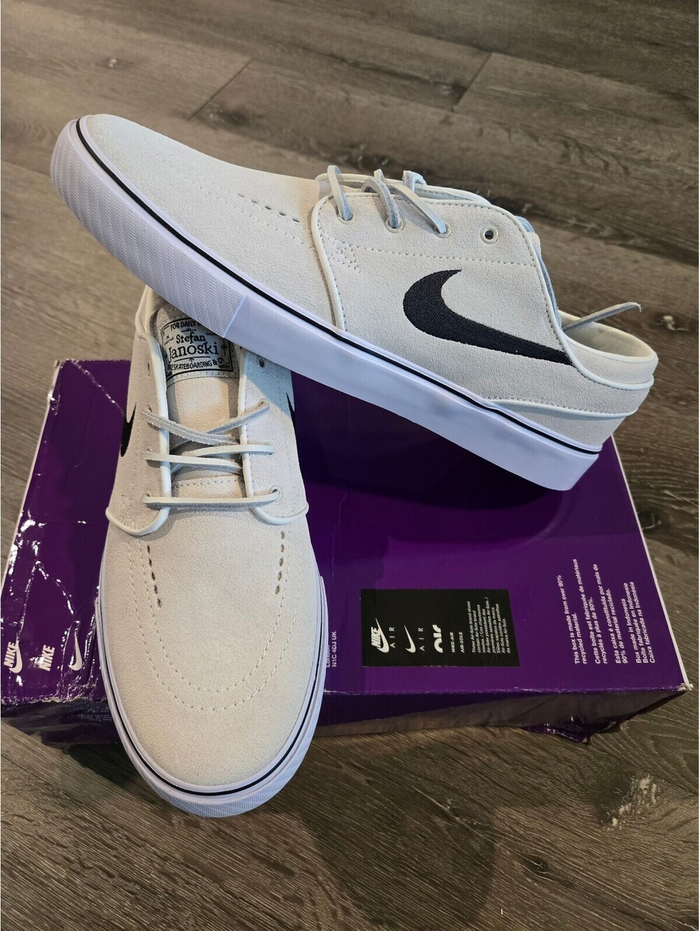 Nike SB Janoski OG+ FD6757-100 Mens 8.5 Womens 10 White New No Lid